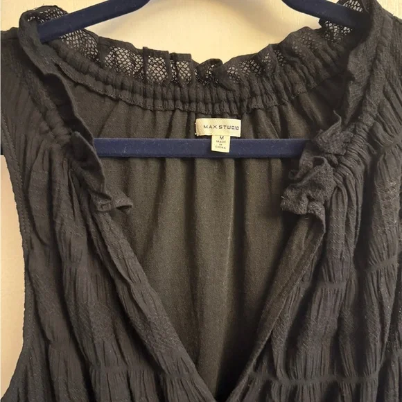 Max Studio Black Sleeveless Dress - Picture 3 of 4